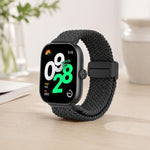 xDfind Magnetic Buckle Nylon Braid Loop Watch Band, For Xiaomi Band 9 Pro/8 Pro/Redmi Watch6/5/4