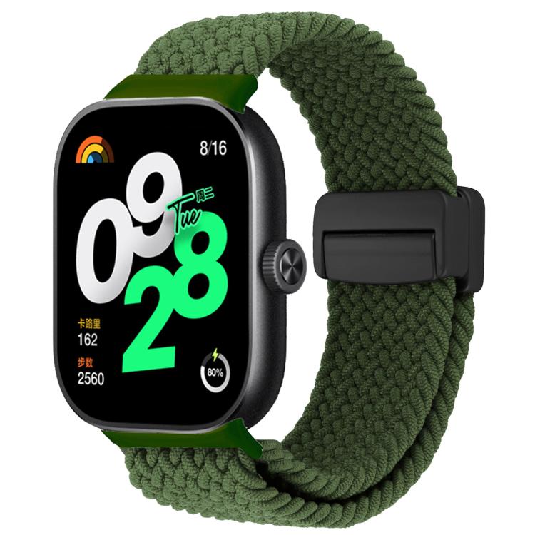 xDfind Magnetic Buckle Nylon Braid Loop Watch Band, For Xiaomi Band 9 Pro/8 Pro/Redmi Watch6/5/4