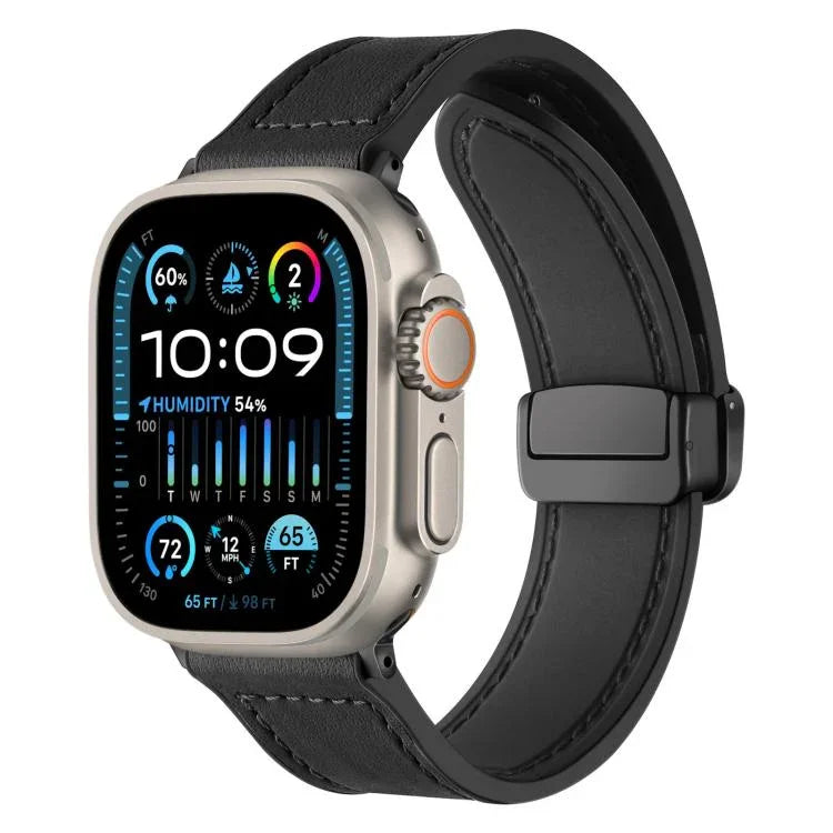 Dây đồng hồ silicone họa tiết ngựa hoang khóa từ tính xDfind, dành cho Apple Watch 42 / 44 / 45 / 46 / 49mm, dành cho Apple Watch 38 / 40 / 41 / S10 42mm