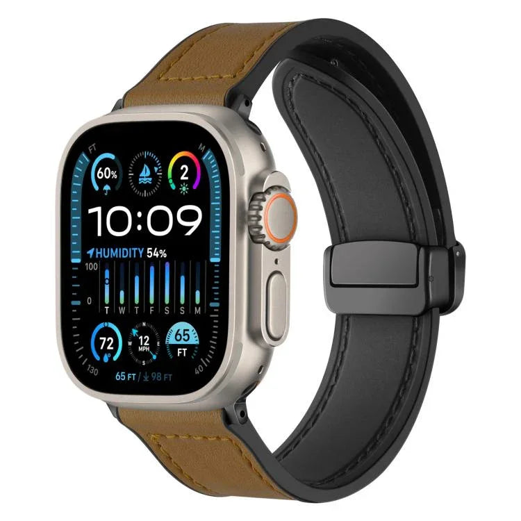 Dây đồng hồ silicone họa tiết ngựa hoang khóa từ tính xDfind, dành cho Apple Watch 42 / 44 / 45 / 46 / 49mm, dành cho Apple Watch 38 / 40 / 41 / S10 42mm