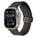Dây đồng hồ silicone họa tiết ngựa hoang khóa từ tính xDfind, dành cho Apple Watch 42 / 44 / 45 / 46 / 49mm, dành cho Apple Watch 38 / 40 / 41 / S10 42mm