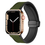 Dây đồng hồ silicone họa tiết ngựa hoang khóa từ tính xDfind, dành cho Apple Watch 42 / 44 / 45 / 46 / 49mm, dành cho Apple Watch 38 / 40 / 41 / S10 42mm