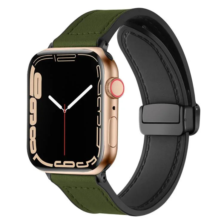 Dây đồng hồ silicone họa tiết ngựa hoang khóa từ tính xDfind, dành cho Apple Watch 42 / 44 / 45 / 46 / 49mm, dành cho Apple Watch 38 / 40 / 41 / S10 42mm