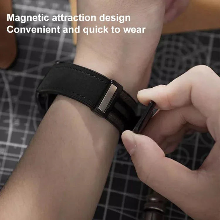 Dây đồng hồ silicone họa tiết ngựa hoang khóa từ tính xDfind, dành cho Apple Watch 42 / 44 / 45 / 46 / 49mm, dành cho Apple Watch 38 / 40 / 41 / S10 42mm