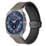 Dây đồng hồ silicone họa tiết da ngựa hoang khóa nam châm xDfind, dành cho Samsung Galaxy Watch Ultra / Ultra 2025, Samsung Galaxy Watch8 / 8 Classic