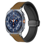Dây đồng hồ silicone họa tiết da ngựa hoang khóa nam châm xDfind, dành cho Samsung Galaxy Watch Ultra / Ultra 2025, Samsung Galaxy Watch8 / 8 Classic