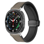 Dây đồng hồ silicone họa tiết da ngựa hoang khóa nam châm xDfind, dành cho Samsung Galaxy Watch Ultra / Ultra 2025, Samsung Galaxy Watch8 / 8 Classic