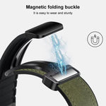 Dây đồng hồ silicone họa tiết da ngựa hoang khóa nam châm xDfind, dành cho Samsung Galaxy Watch Ultra / Ultra 2025, Samsung Galaxy Watch8 / 8 Classic