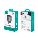 USAMS CC323 T66 Sạc nhanh GaN 45W USB-C / Type-C, phích cắm EU, CC323