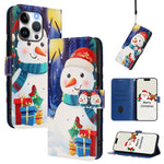 Ốp lưng điện thoại da khóa móc dây đeo tay chủ đề Giáng Sinh, dành cho iPhone 17e / 16e, iPhone 17 Pro Max, iPhone 17 Pro, iPhone 17, iPhone Air, iPhone 16 Pro Max, iPhone 16 Pro, iPhone 16 Plus