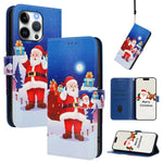 Ốp lưng điện thoại da khóa móc dây đeo tay chủ đề Giáng Sinh, dành cho iPhone 17e / 16e, iPhone 17 Pro Max, iPhone 17 Pro, iPhone 17, iPhone Air, iPhone 16 Pro Max, iPhone 16 Pro, iPhone 16 Plus