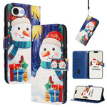 Ốp lưng điện thoại da khóa móc dây đeo tay chủ đề Giáng Sinh, dành cho iPhone 17e / 16e, iPhone 17 Pro Max, iPhone 17 Pro, iPhone 17, iPhone Air, iPhone 16 Pro Max, iPhone 16 Pro, iPhone 16 Plus
