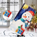 Ốp lưng điện thoại da khóa móc dây đeo tay chủ đề Giáng Sinh, dành cho iPhone 17e / 16e, iPhone 17 Pro Max, iPhone 17 Pro, iPhone 17, iPhone Air, iPhone 16 Pro Max, iPhone 16 Pro, iPhone 16 Plus