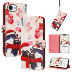 Ốp lưng điện thoại da khóa móc dây đeo tay chủ đề Giáng Sinh, dành cho iPhone 17e / 16e, iPhone 17 Pro Max, iPhone 17 Pro, iPhone 17, iPhone Air, iPhone 16 Pro Max, iPhone 16 Pro, iPhone 16 Plus