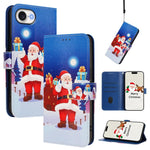 Ốp lưng điện thoại da khóa móc dây đeo tay chủ đề Giáng Sinh, dành cho iPhone 17e / 16e, iPhone 17 Pro Max, iPhone 17 Pro, iPhone 17, iPhone Air, iPhone 16 Pro Max, iPhone 16 Pro, iPhone 16 Plus