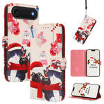 Ốp lưng điện thoại da khóa móc dây đeo tay chủ đề Giáng Sinh, dành cho iPhone 17e / 16e, iPhone 17 Pro Max, iPhone 17 Pro, iPhone 17, iPhone Air, iPhone 16 Pro Max, iPhone 16 Pro, iPhone 16 Plus
