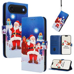 Ốp lưng điện thoại da khóa móc dây đeo tay chủ đề Giáng Sinh, dành cho iPhone 17e / 16e, iPhone 17 Pro Max, iPhone 17 Pro, iPhone 17, iPhone Air, iPhone 16 Pro Max, iPhone 16 Pro, iPhone 16 Plus