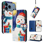 Ốp lưng điện thoại da khóa móc dây đeo tay chủ đề Giáng Sinh, dành cho iPhone 17e / 16e, iPhone 17 Pro Max, iPhone 17 Pro, iPhone 17, iPhone Air, iPhone 16 Pro Max, iPhone 16 Pro, iPhone 16 Plus