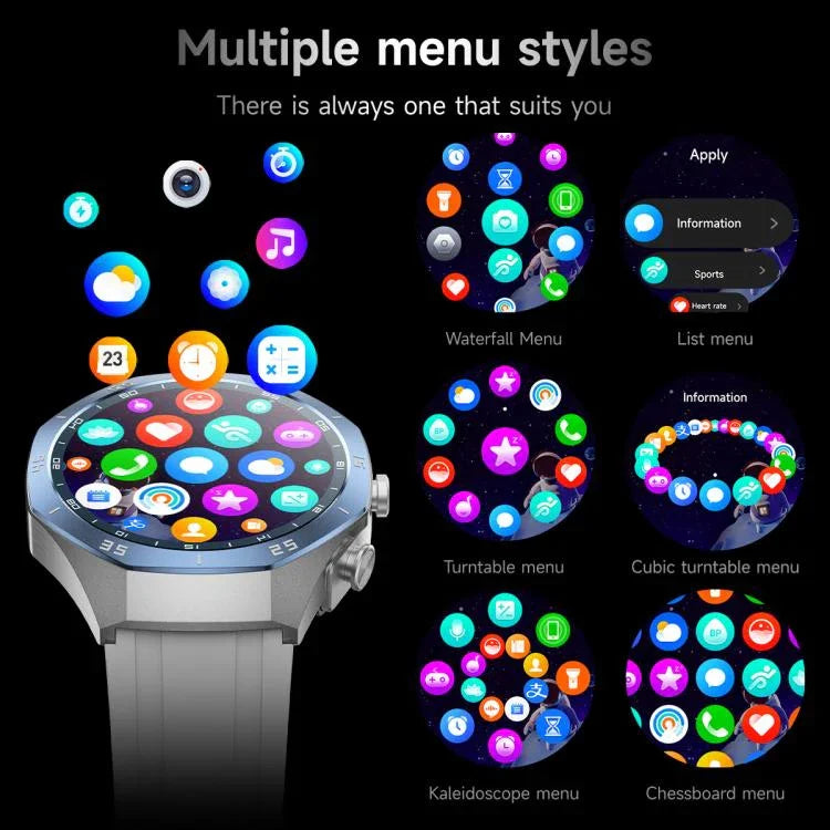 Tai nghe Bluetooth hai tai F38 đồng hồ thông minh IP67 hỗ trợ theo dõi nhịp tim, chất liệu silicone, da, thép