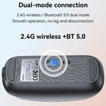 Chuột không dây Bluetooth hai chế độ trong suốt Yesido KB29, KB29 (Trắng), KB29 (Đen)