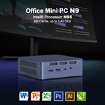 GXMO N9(N95) Mini Máy Tính Windows 11 Intel ADL-N N95 4 Nhân, 16GB+512GB