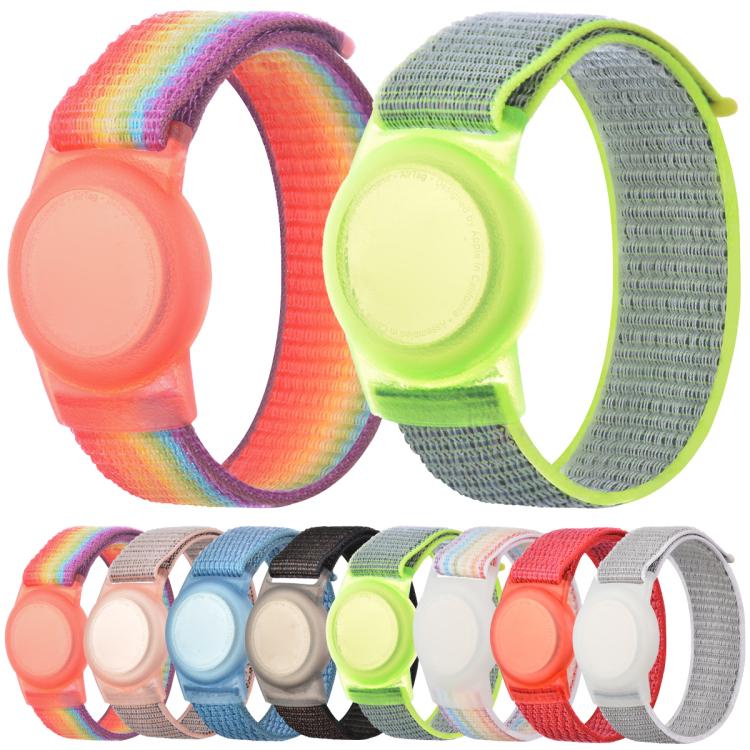 Ốp bảo vệ chống mất kiểu dây đeo đồng hồ bằng nylon xDfind, dành cho AirTag thế hệ 2 / AirTag thế hệ 1