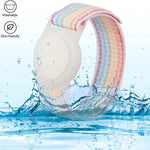 Ốp bảo vệ chống mất kiểu dây đeo đồng hồ bằng nylon xDfind, dành cho AirTag thế hệ 2 / AirTag thế hệ 1