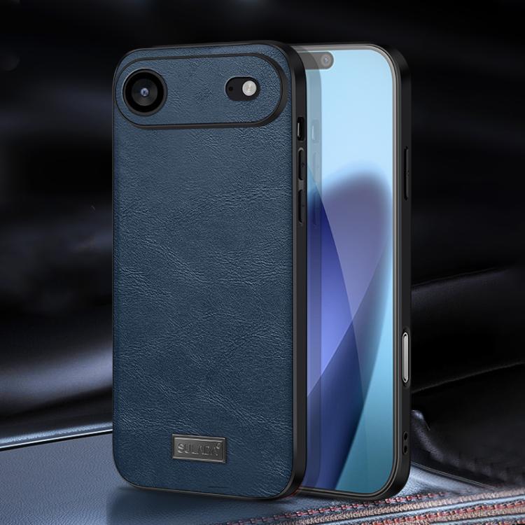 Ốp lưng điện thoại da thủ công kết hợp TPU chống sốc SULADA, dành cho iPhone 17 Pro Max, iPhone 17 Pro, iPhone 17, iPhone Air