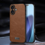 Ốp lưng điện thoại da thủ công kết hợp TPU chống sốc SULADA, dành cho iPhone 17 Pro Max, iPhone 17 Pro, iPhone 17, iPhone Air