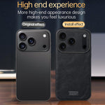 Ốp lưng điện thoại da thủ công kết hợp TPU chống sốc SULADA, dành cho iPhone 17 Pro Max, iPhone 17 Pro, iPhone 17, iPhone Air