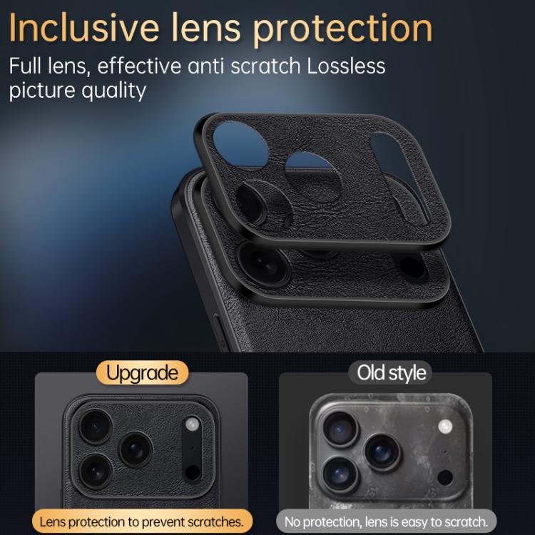 Ốp lưng điện thoại da thủ công kết hợp TPU chống sốc SULADA, dành cho iPhone 17 Pro Max, iPhone 17 Pro, iPhone 17, iPhone Air