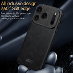 Ốp lưng điện thoại da thủ công kết hợp TPU chống sốc SULADA, dành cho iPhone 17 Pro Max, iPhone 17 Pro, iPhone 17, iPhone Air