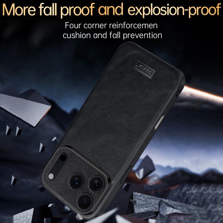 Ốp lưng điện thoại da thủ công kết hợp TPU chống sốc SULADA, dành cho iPhone 17 Pro Max, iPhone 17 Pro, iPhone 17, iPhone Air