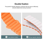 xDfind Loop Magnetic Glossy Silicone Watch Band, For Huawei Watch Fit4 Pro / Fit4 / Fit3