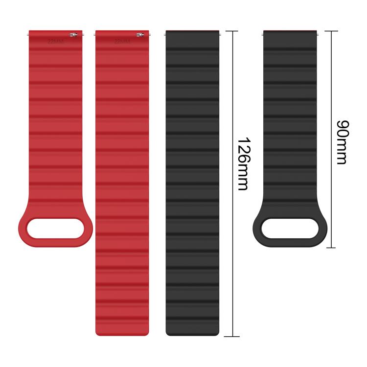 xDfind Loop Magnetic Glossy Silicone Watch Band, For Xiaomi Band 10 Pro / 9 Pro / Redmi Watch 6, For Redmi Watch 3 Active / Watch 3 Lite, For Redmi Watch 3