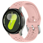 Dây đồng hồ thể thao silicone khóa bạc xDfind, Dành cho Samsung Galaxy Watch 7 / 6 / 5 / FE