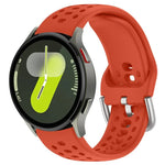 Dây đồng hồ thể thao silicone khóa bạc xDfind, Dành cho Samsung Galaxy Watch 7 / 6 / 5 / FE