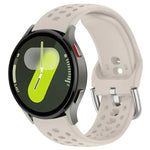Dây đồng hồ thể thao silicone khóa bạc xDfind, Dành cho Samsung Galaxy Watch 7 / 6 / 5 / FE