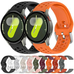 Dây đồng hồ thể thao silicone khóa bạc xDfind, Dành cho Samsung Galaxy Watch 7 / 6 / 5 / FE