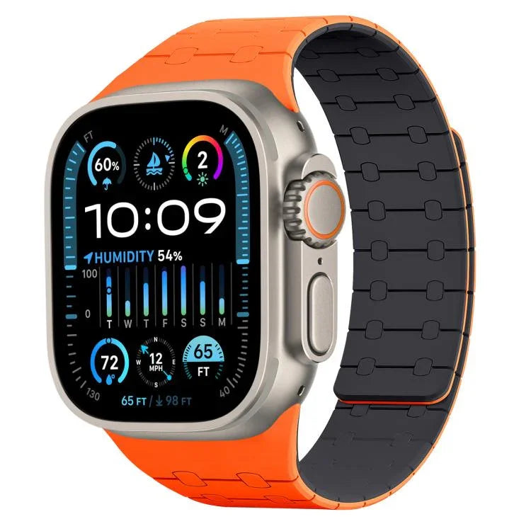 Dây Đeo Đồng Hồ Silicone Từ Tính Màu Tương Phản xDfind, Dành Cho Apple Watch 42 / 44 / 45 / 46 / 49mm, Dành Cho Apple Watch 38 / 40 / 41 / S10 42mm