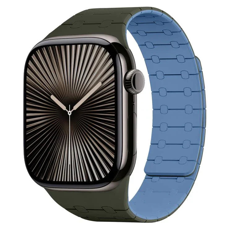 Dây Đeo Đồng Hồ Silicone Từ Tính Màu Tương Phản xDfind, Dành Cho Apple Watch 42 / 44 / 45 / 46 / 49mm, Dành Cho Apple Watch 38 / 40 / 41 / S10 42mm