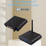 Measy AV240 Bộ Phát và Thu Âm Thanh / Hình Ảnh Không Dây 2.4GHz với Chức Năng Trả Về Hồng Ngoại, Khoảng Cách: 400m, AV240 Màu Đen