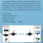 Measy AV240 Bộ Phát và Thu Âm Thanh / Hình Ảnh Không Dây 2.4GHz với Chức Năng Trả Về Hồng Ngoại, Khoảng Cách: 400m, AV240 Màu Đen