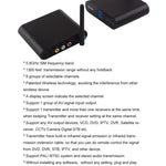 Measy AV540 Bộ Phát và Thu Âm Thanh / Hình Ảnh Không Dây 5.8GHz với Chức Năng Trả Về Hồng Ngoại, Khoảng Cách: 400m, AV540 Màu Đen