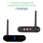 Measy AV550 Bộ Phát và Thu Âm Thanh / Hình Ảnh Không Dây 5.8GHz với Chức Năng Trả Về Hồng Ngoại, Khoảng Cách: 500m, AV550 Màu Đen