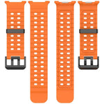 Dây đồng hồ silicone màu đại dương khóa đen xDfind, lỗ đôi, Dành cho Samsung Galaxy Watch8 / 8 Classic