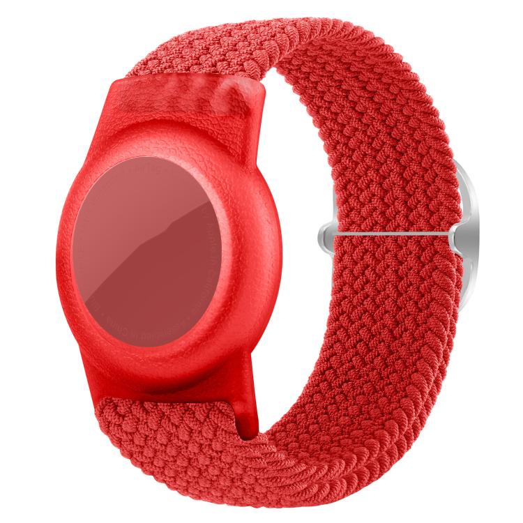 Ốp bảo vệ chống mất kiểu dây đeo đồng hồ bằng nylon bện có thể điều chỉnh xDfind, dành cho AirTag thế hệ 2 / AirTag thế hệ 1