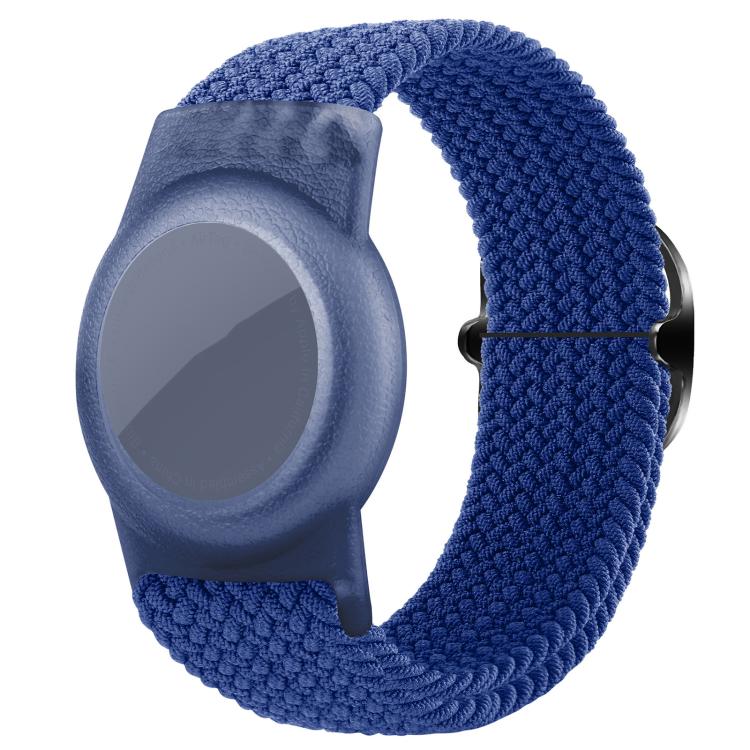 Ốp bảo vệ chống mất kiểu dây đeo đồng hồ bằng nylon bện có thể điều chỉnh xDfind, dành cho AirTag thế hệ 2 / AirTag thế hệ 1