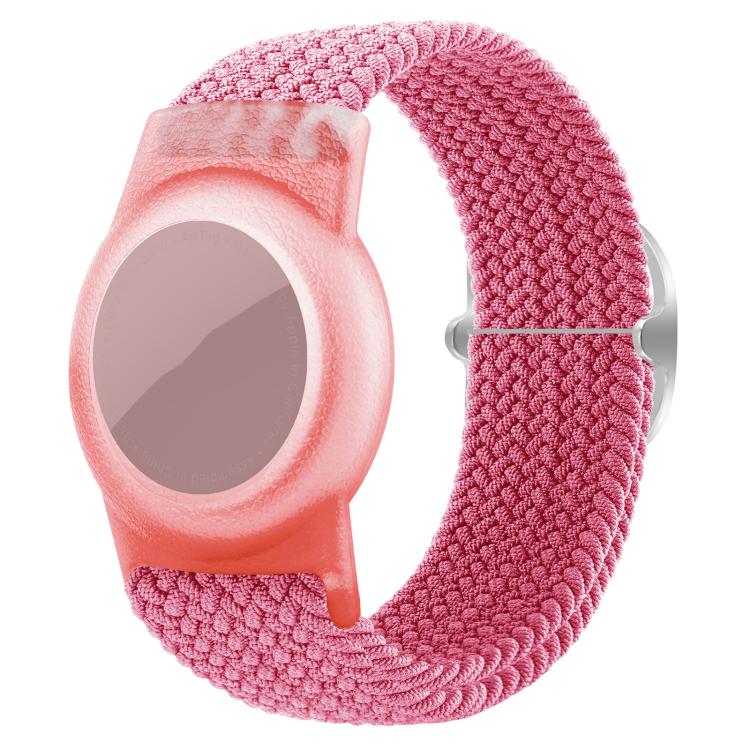 Ốp bảo vệ chống mất kiểu dây đeo đồng hồ bằng nylon bện có thể điều chỉnh xDfind, dành cho AirTag thế hệ 2 / AirTag thế hệ 1