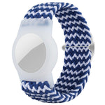 Ốp bảo vệ chống mất kiểu dây đeo đồng hồ bằng nylon bện có thể điều chỉnh xDfind, dành cho AirTag thế hệ 2 / AirTag thế hệ 1
